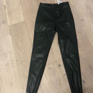 Zara leather pants